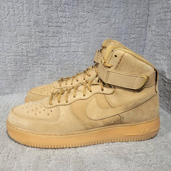 Nike Other - Nike Air Force 1 High '07 LV8 WB Men's Size US 12 Wheat Flax Sneaker 882096-200